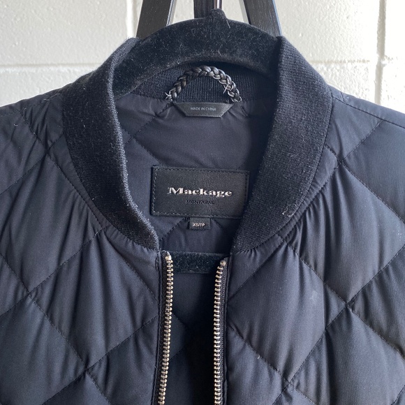 Black Mackage Light Down Jacket - Picture 3 of 4